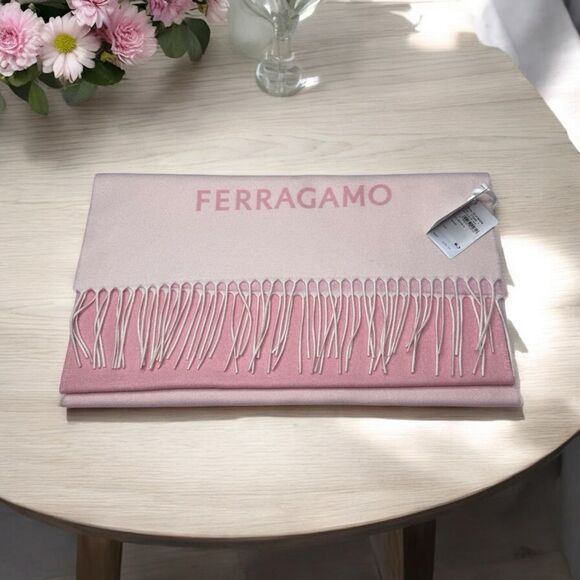 NWT Ferragamo Ombré Cashmere Scarf - Picture 1 of 2